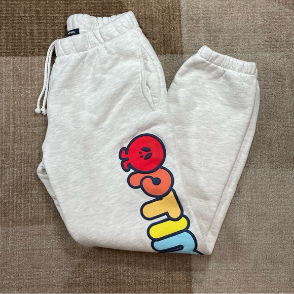 NEW MADHAPPY LOCAL OPTIMIST FLEECE HEATHER GRAY SWEATPANTS SZ MEDIUM M